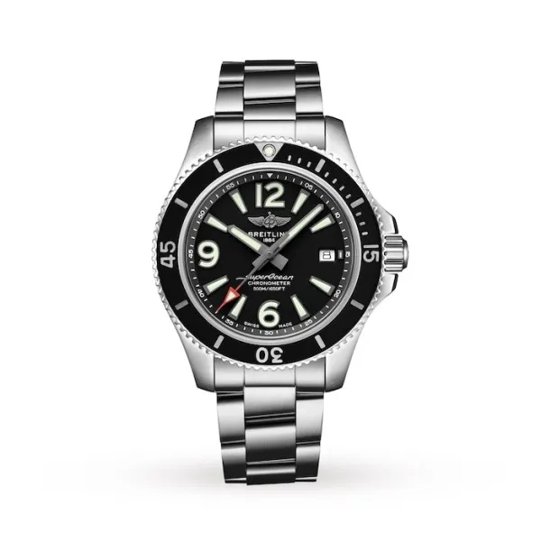 Breitling Superocean Men Automatic Black Stainless Steel Watch A17366021B1A1 - Bestter Watches