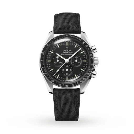 Omega Speedmaster Men Automatic Black Nylon Watch O31032425001001 - Bestter Watches