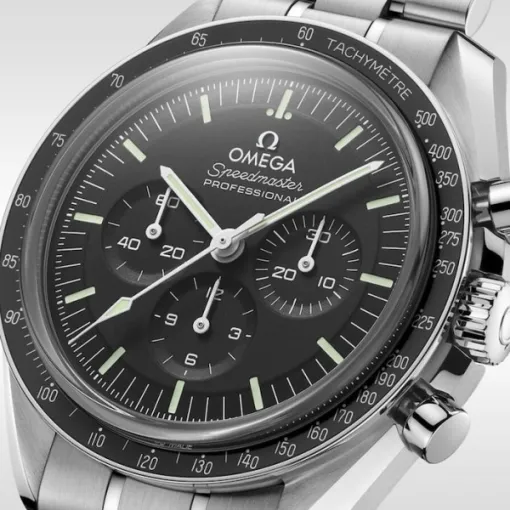 Omega Speedmaster Men Automatic Black Stainless Steel Watch O31030425001002 - Bestter Watches