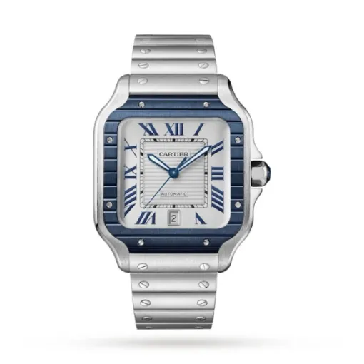 Cartier Santos de Cartier Men Automatic Grey Stainless Steel Watch WSSA0047 - Bestter Watches
