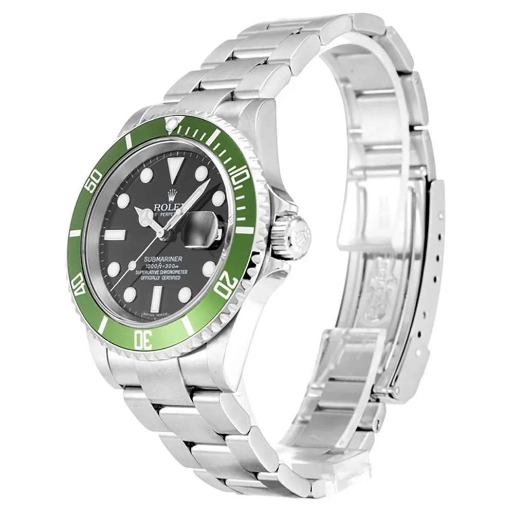 Rolex Submariner 40mm Black Dial 16610LV  Kermit - Bestter Watches