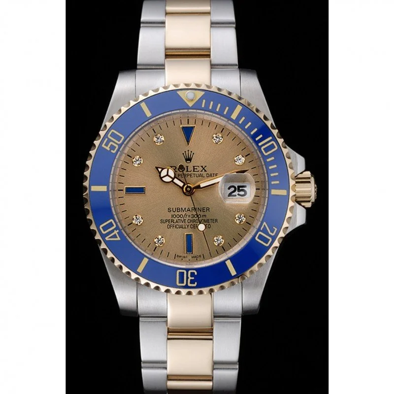 Rolex Submariner 42mm Gold Dial rl55 - Bestter Watches
