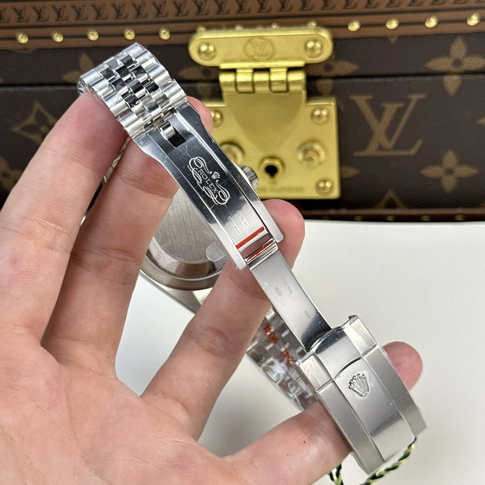 Superclone Rolex Sky-Dweller 42 mm Mint green Dial 336934 Jubilee - Bestter Watches