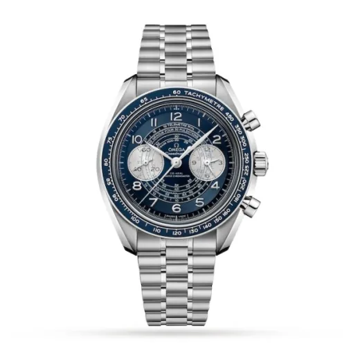 Omega Speedmaster Men Automatic Blue Stainless Steel Watch O32930435103001 - Bestter Watches