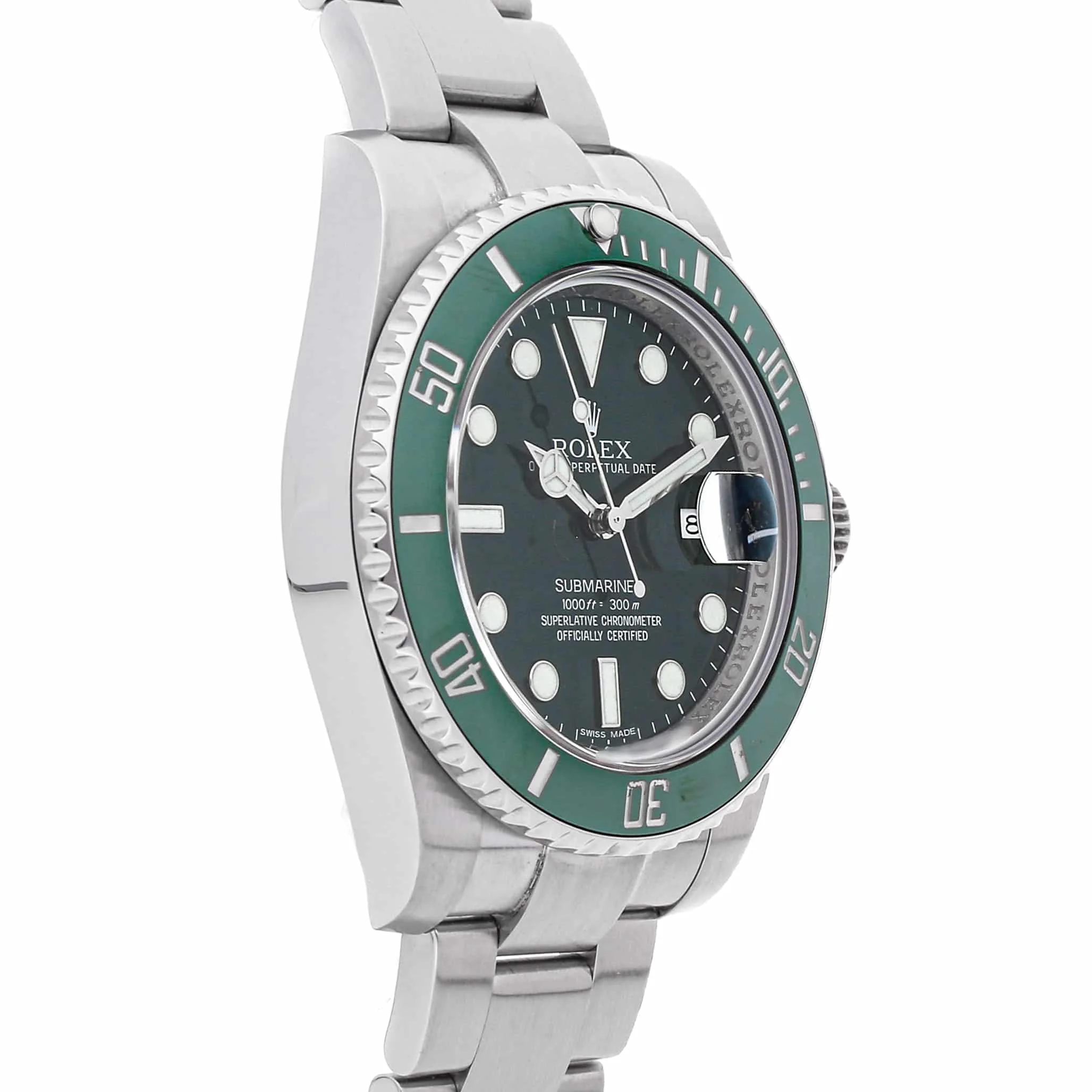 Superclone Rolex Submariner 40mm Green Dial 116610LV  Hulk - Bestter Watches