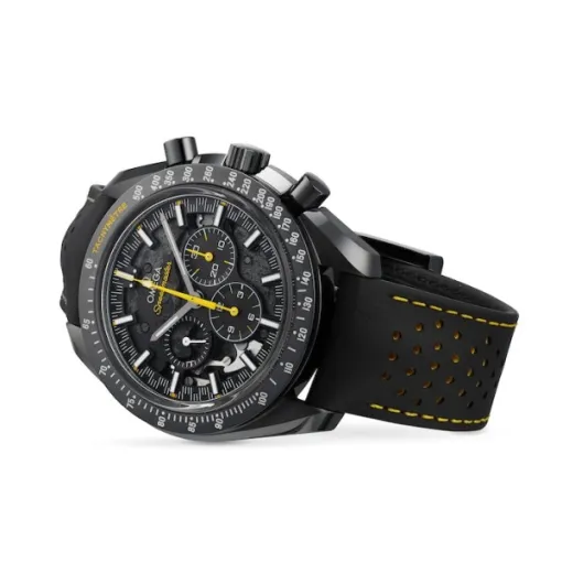 Omega Speedmaster Men Automatic Black Leather Watch O31192443001001 - Bestter Watches