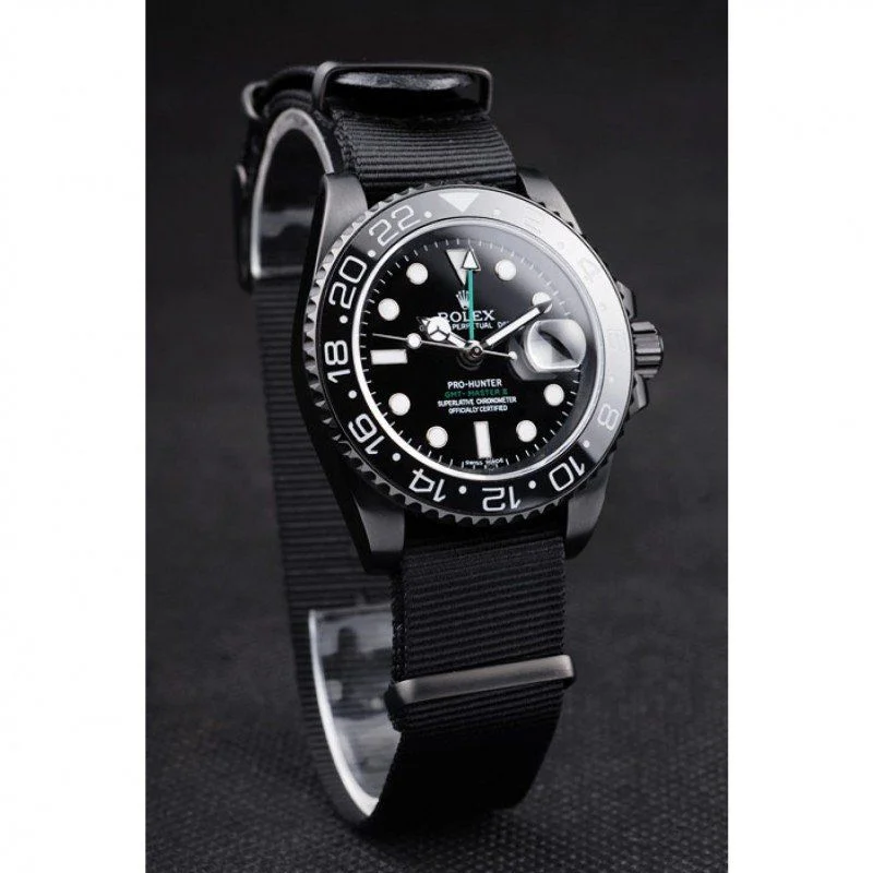 Superclone Rolex GMT-Master II 40mm Black Dial REP016827 - Bestter Watches