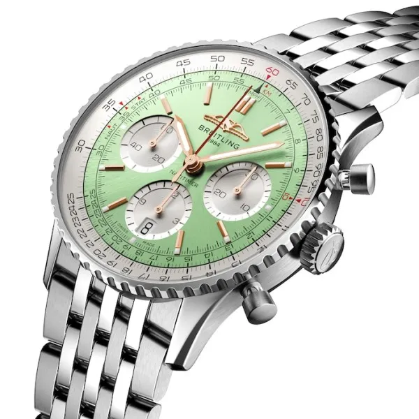 Breitling Navitimer Men Automatic Mint Stainless Steel Watch AB0139211L1A1 - Bestter Watches