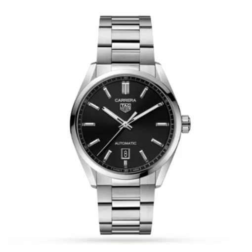 TAG Heuer Carrera Men Automatic Black Stainless Steel Watch WBN2110.BA0639 - Bestter Watches