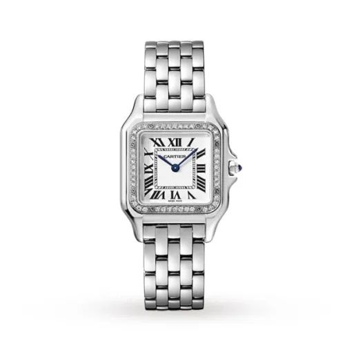 Cartier Panthère de Cartier Women Quartz White Stainless Steel Watch W4PN0008 - Bestter Watches