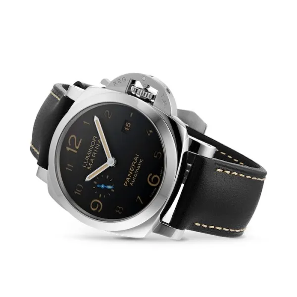 Panerai Luminor Men Automatic Black Calf Watch PAM01359 - Bestter Watches