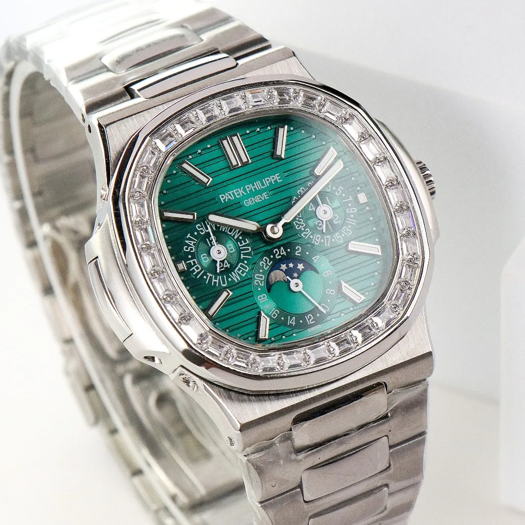 Patek Philippe Nautilus Green Perpetual Calendar - Bestter Watches