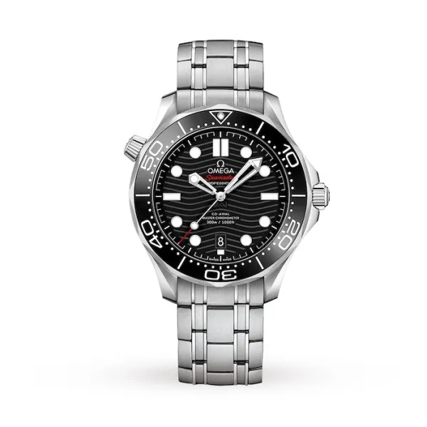 Omega Seamaster Men Automatic Black Stainless Steel Watch O21030422001001 - Bestter Watches