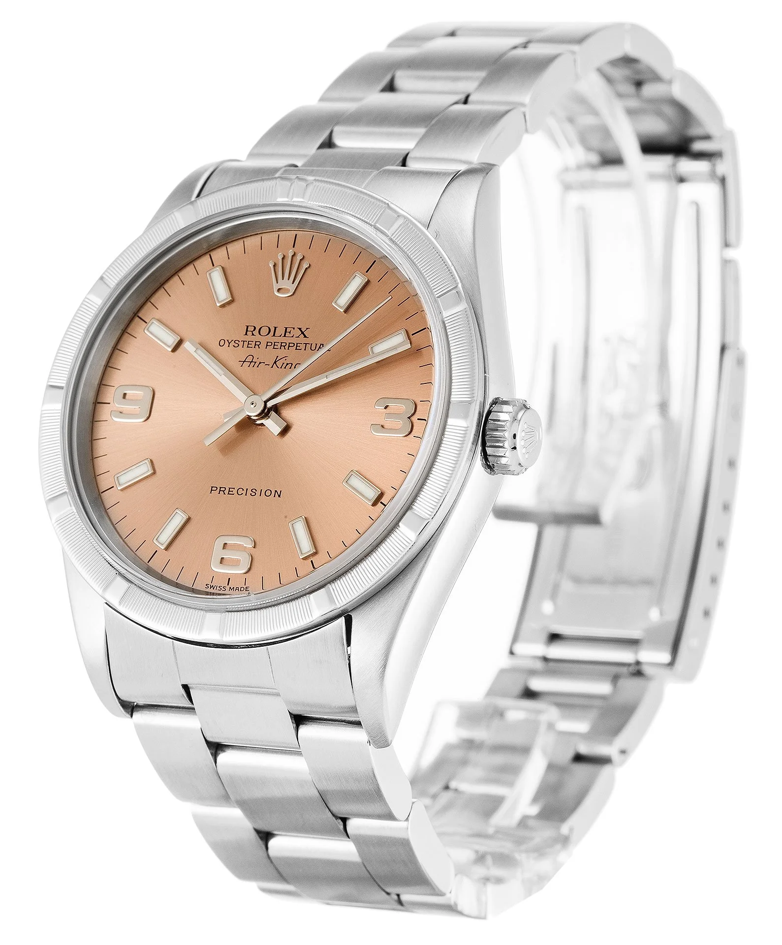 Rolex Air-King 34mm Salmon Dial 14010M - Bestter Watches