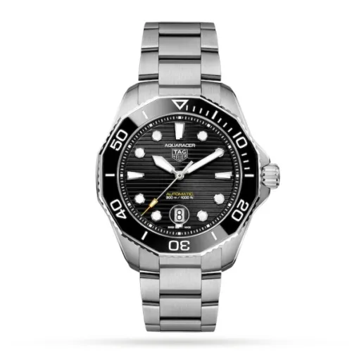 TAG Heuer Aquaracer Men Automatic Black Stainless Steel Watch WBP201A.BA0632 - Bestter Watches
