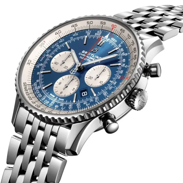 Breitling Navitimer Men Automatic Blue Stainless Steel Watch AB0127211C1A1 - Bestter Watches