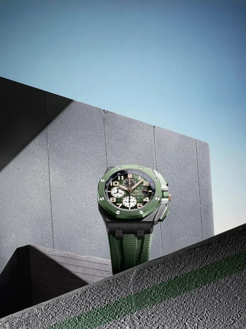 Audemars Piguet Royal Oak Offshore Chronograph Automatic Green 26405CE-OO-A056CA-01 - Bestter Watches