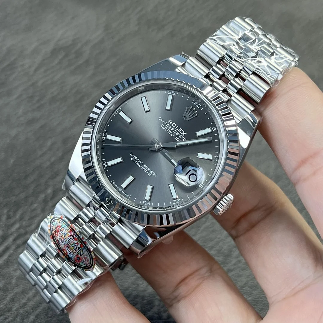 Superclone Rolex Datejust 41mm Rhodium Dial 126334 Jubilee - Bestter Watches