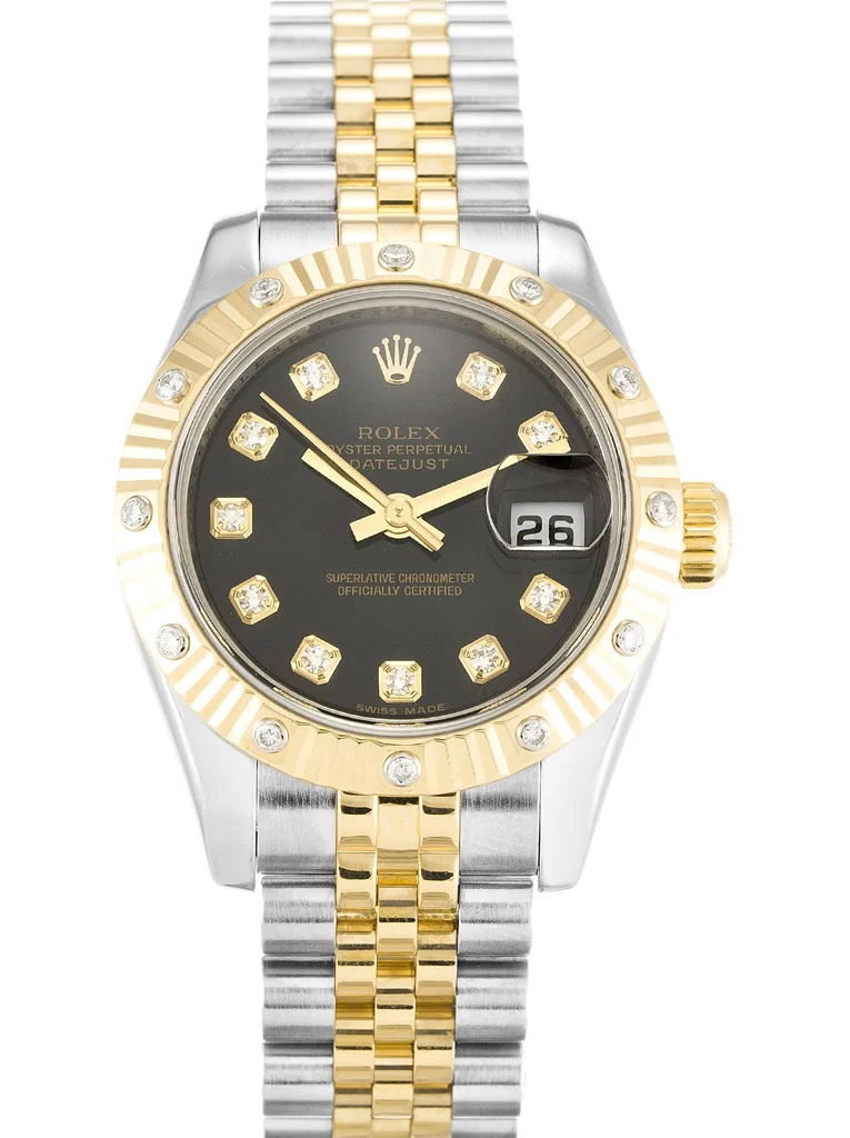 Rolex Lady-Datejust 26mm Champagne Dial 179313-3 - Bestter Watches