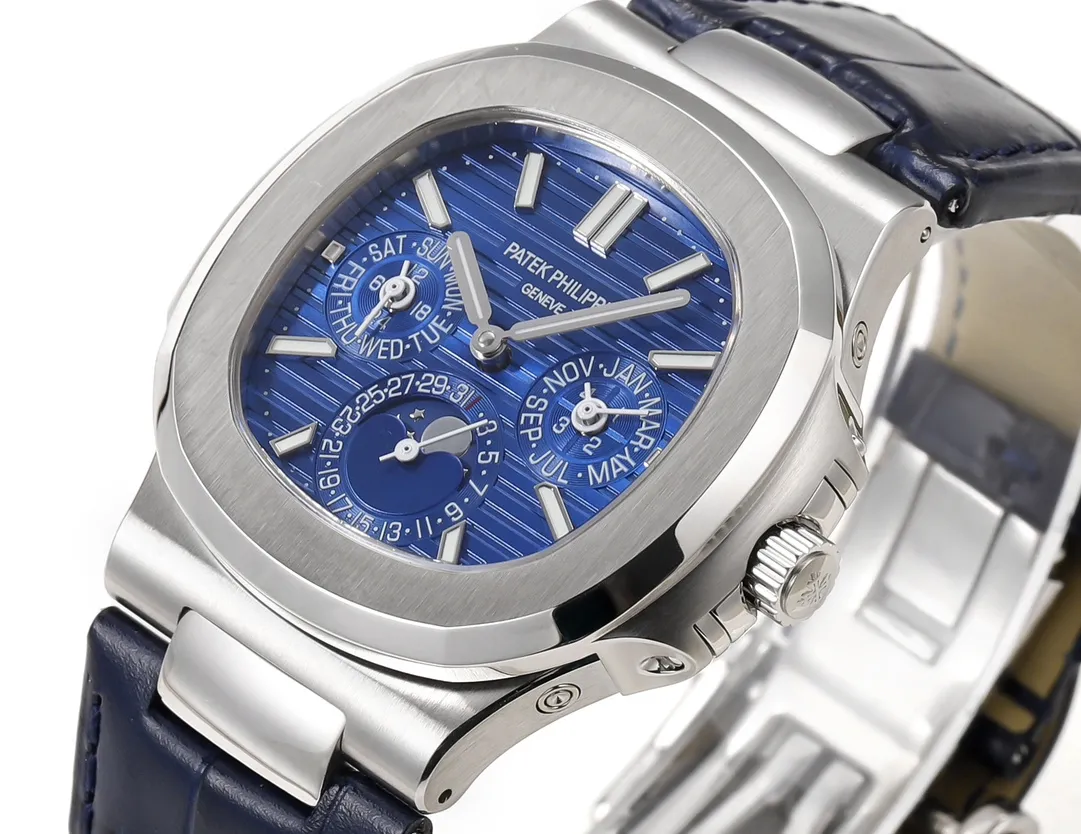 Patek Philippe Blue Nautilus Perpetual Watch - Bestter Watches
