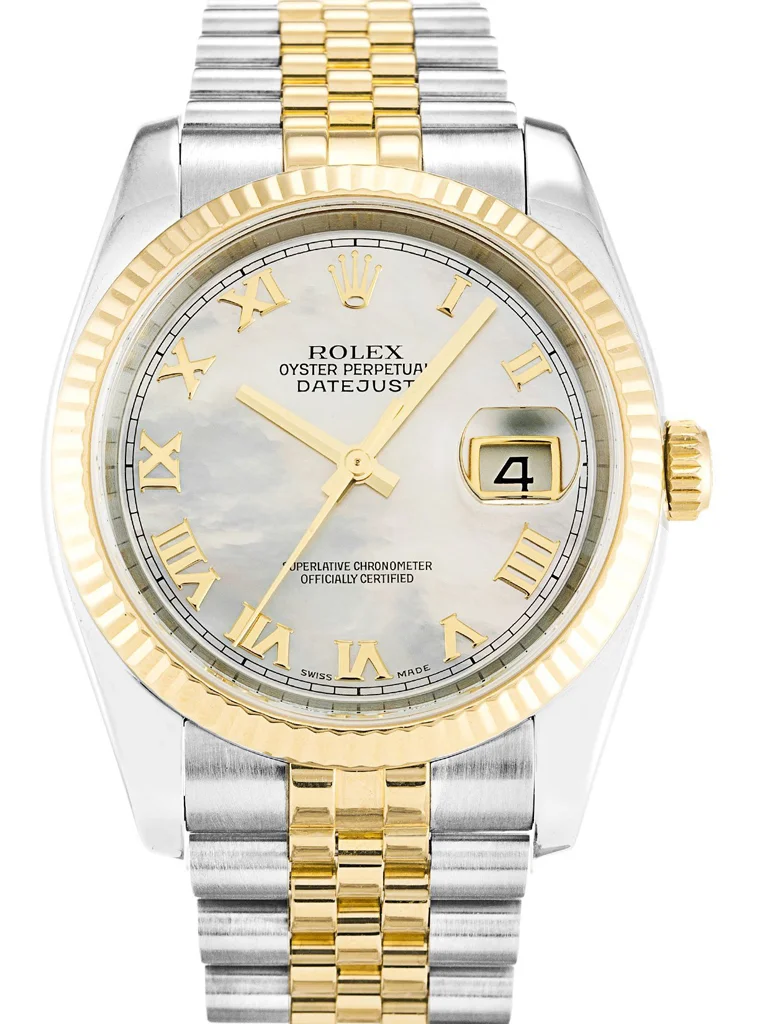 Rolex Datejust 36mm Mother of Pearl   White Dial 116233 - Bestter Watches