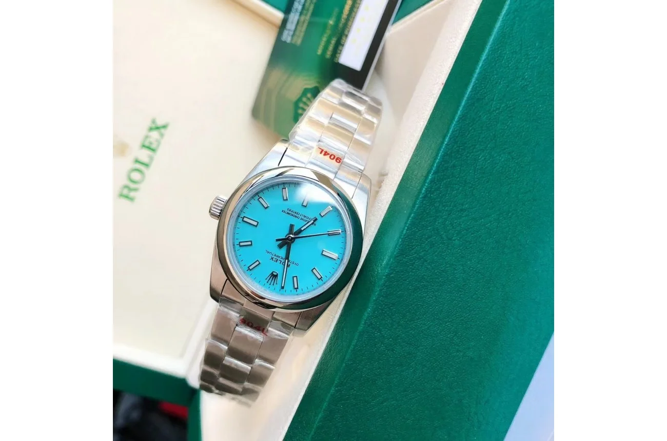 Couple Watches Rolex Oyster Perpetual 31/41mm SS/SS Tiffany Blue/Stk - Bestter Watches