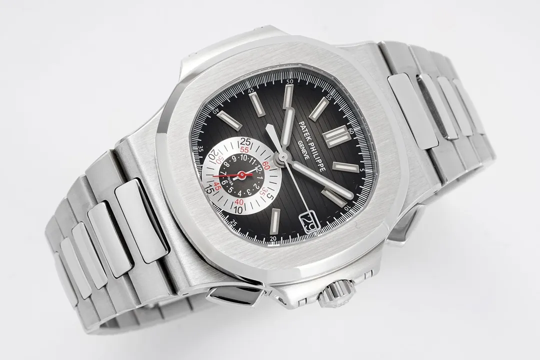 Patek Philippe 5980 Silver Black Watch - Bestter Watches