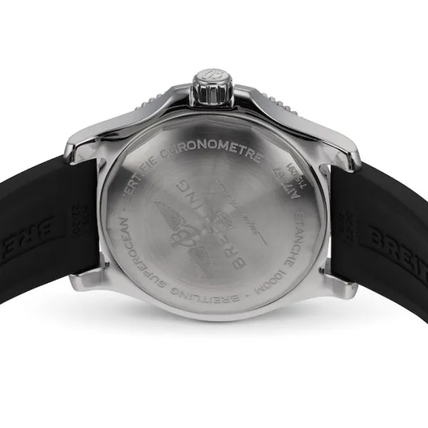 Breitling Superocean Men Automatic Yellow Rubber Watch A17367021I1S2 - Bestter Watches