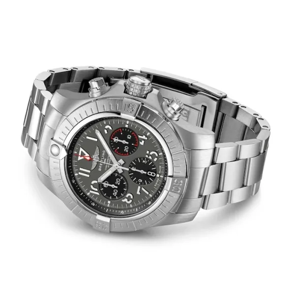 Breitling Avenger Men Automatic Grey Stainless Steel Watch AB01821A1B1A1 - Bestter Watches