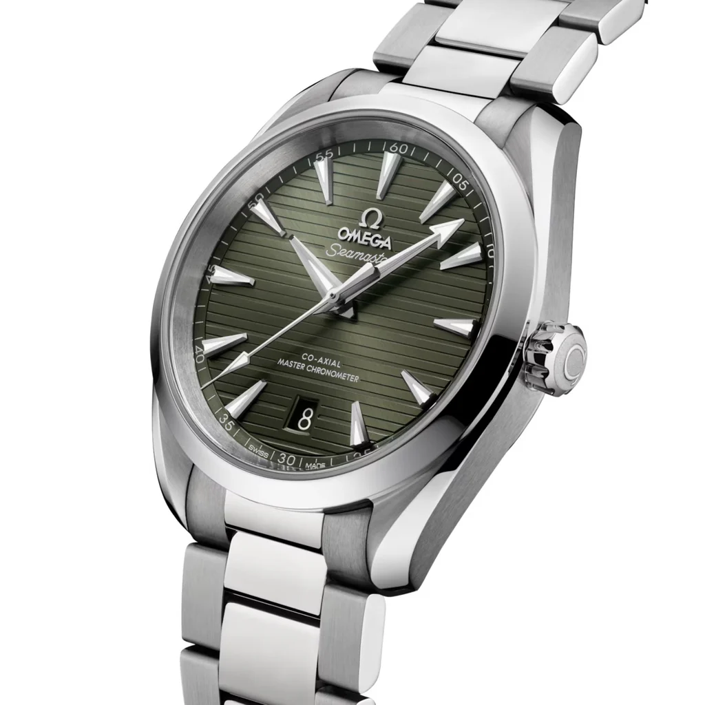 Omega Seamaster Aqua Terra Men Automatic Green Stainless Steel Watch O22010412110001 - Bestter Watches
