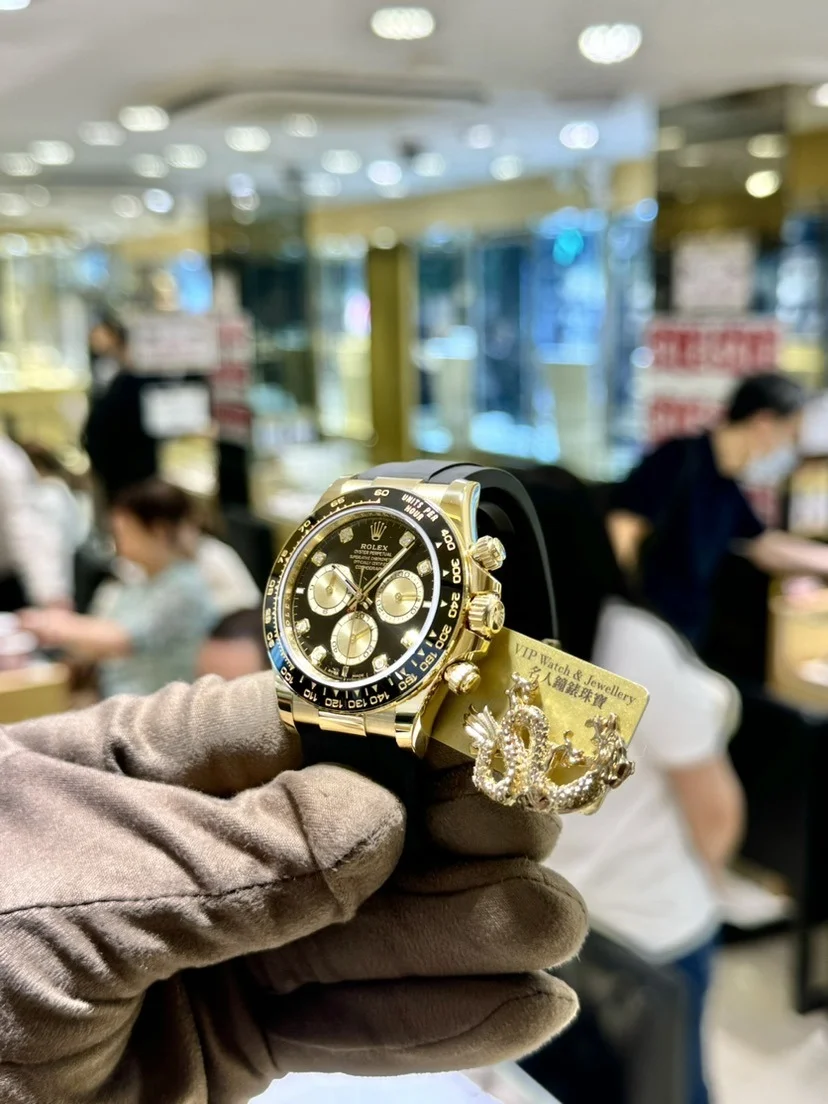 Superclone Rolex Daytona 40 mm Black Dial Yellow Gold 126518LN - Bestter Watches