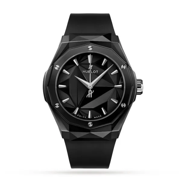 Hublot Classic Fusion Men Automatic Black Rubber Watch 550.CS.1800.RX.ORL21 - Bestter Watches