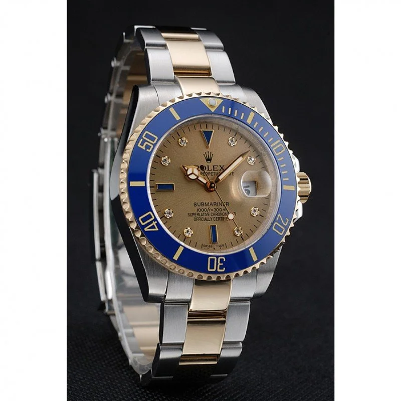 Rolex Submariner 42mm Gold Dial rl55 - Bestter Watches
