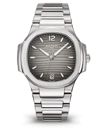 Patek Philippe Ladies Nautilus Gray Dial Stainless Steel 7118/1A-011 - Bestter Watches