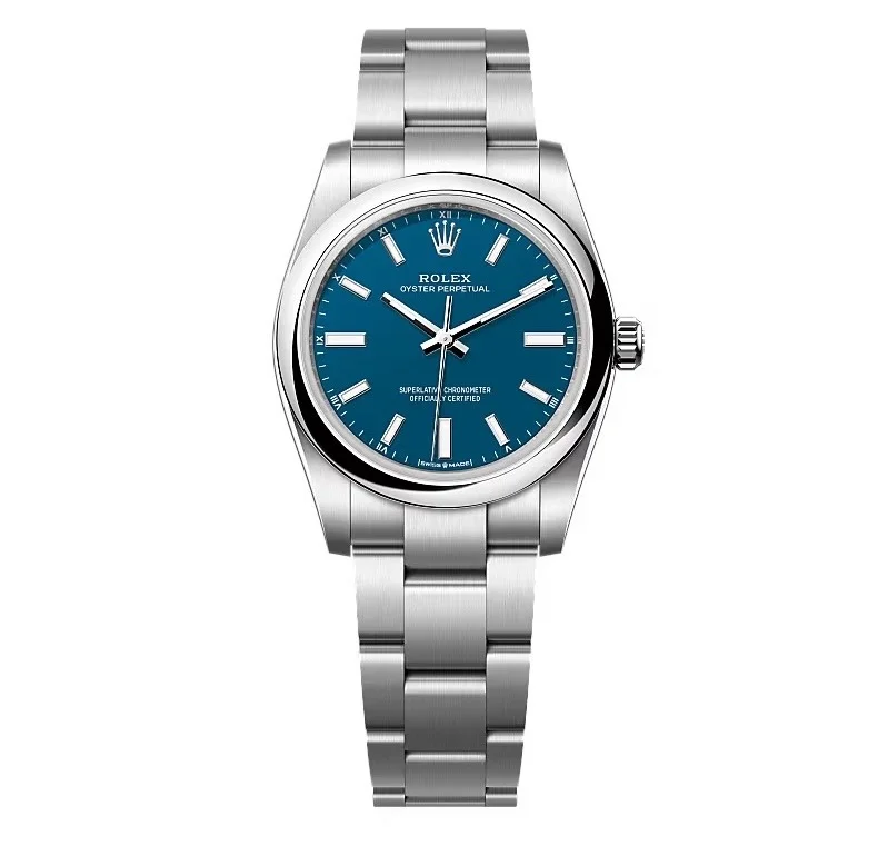 Superclone Rolex Oyster Perpetual 277200 Med Blue Dial - Bestter Watches
