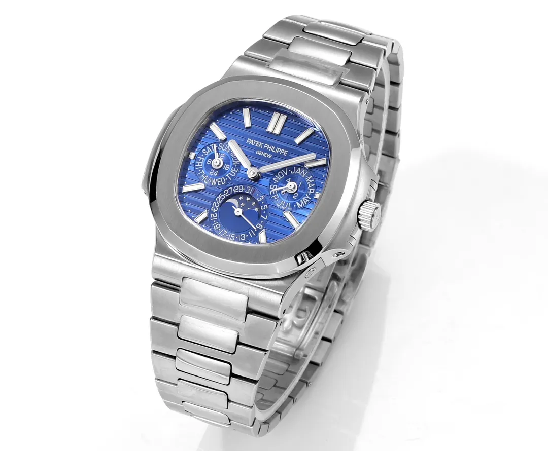 Patek Philippe Blue Nautilus Perpetual Calendar - Bestter Watches