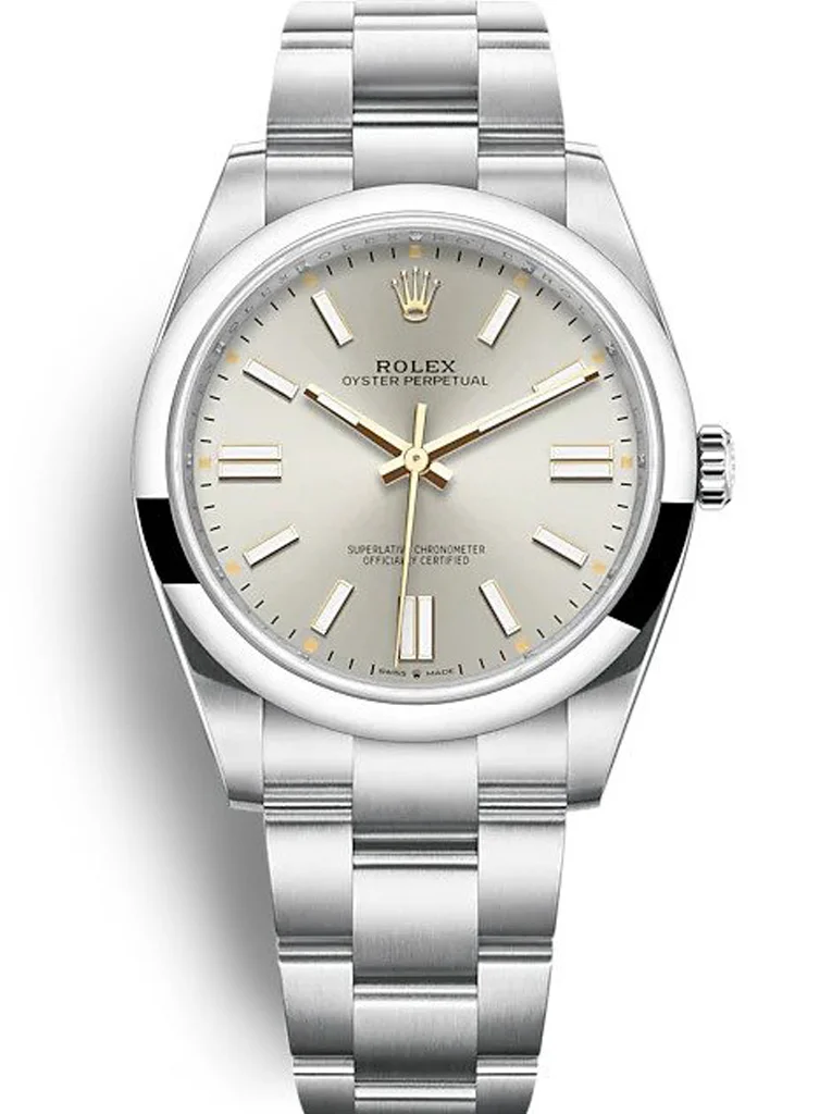Rolex Oyster Perpetual 41mm Silver Dial 124300 - Bestter Watches