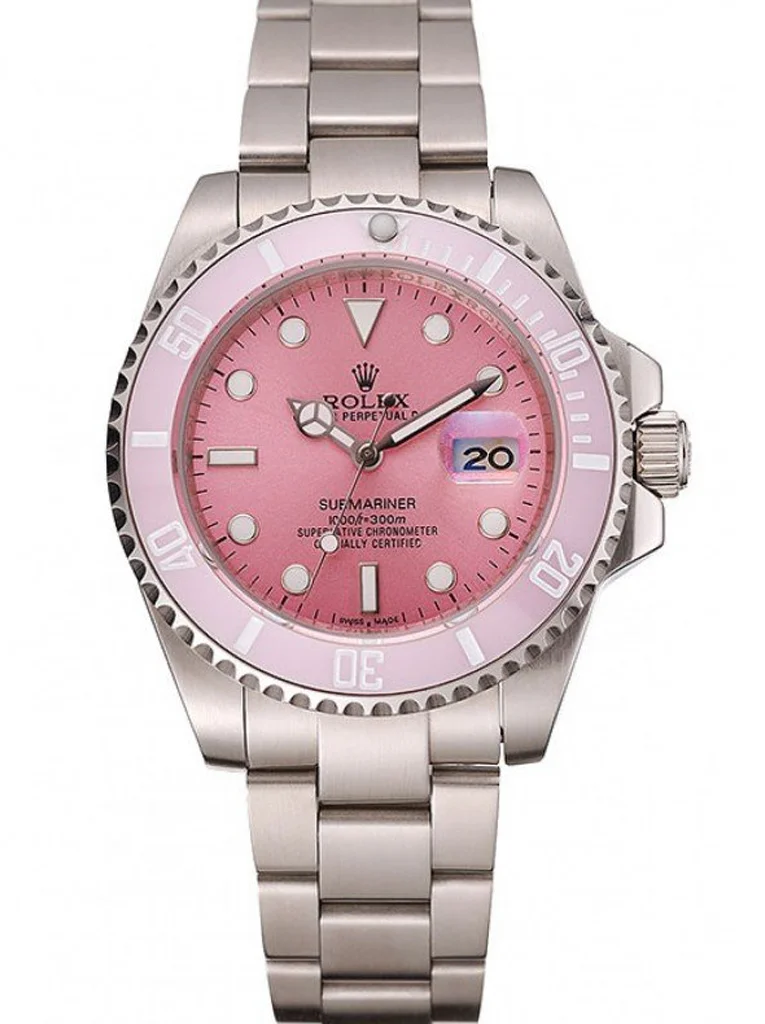 Superclone Rolex Submariner 41mm Pink Dial 1453980 - Bestter Watches