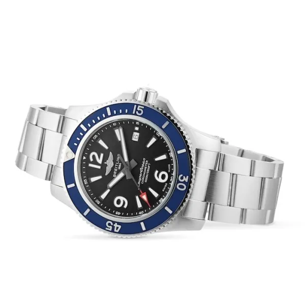 Breitling Superocean Men Automatic Black Stainless Steel Watch A173678A1B1A1 - Bestter Watches