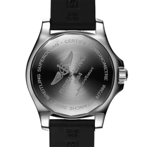 Breitling Superocean Men Automatic Black Rubber Watch A17366021B1S1 - Bestter Watches