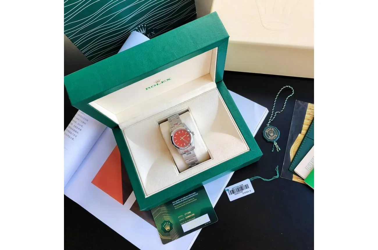 Couple Watches Rolex Oyster Perpetual 31/41mm SS/SS Red/Stk - Bestter Watches