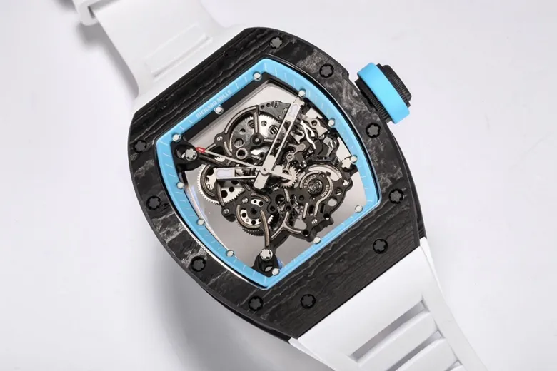 Richard Mille RM055 Black Carbon Fiber Watch - Bestter Watches