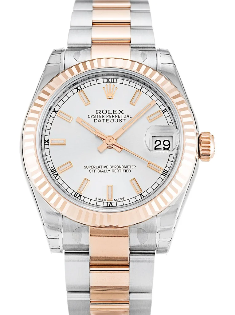 Rolex Datejust Mid-Size 31mm Silver Dial 178271 - Bestter Watches