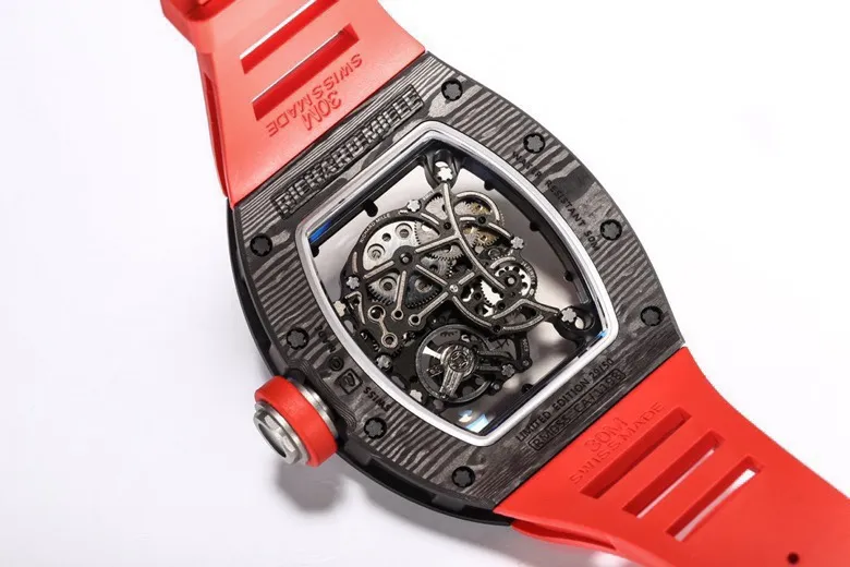 Richard Mille RM055 Red Carbon Fiber Watch - Bestter Watches