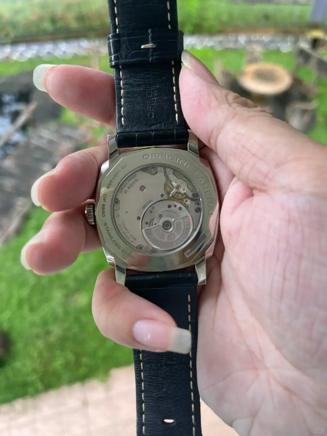 Panerai Radiomir Men Automatic Black Alligator Watch PAM00572 - Bestter Watches