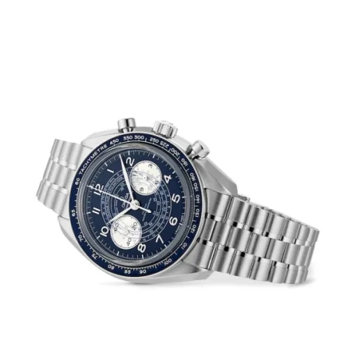 Omega Speedmaster Men Automatic Blue Stainless Steel Watch O32930435103001 - Bestter Watches