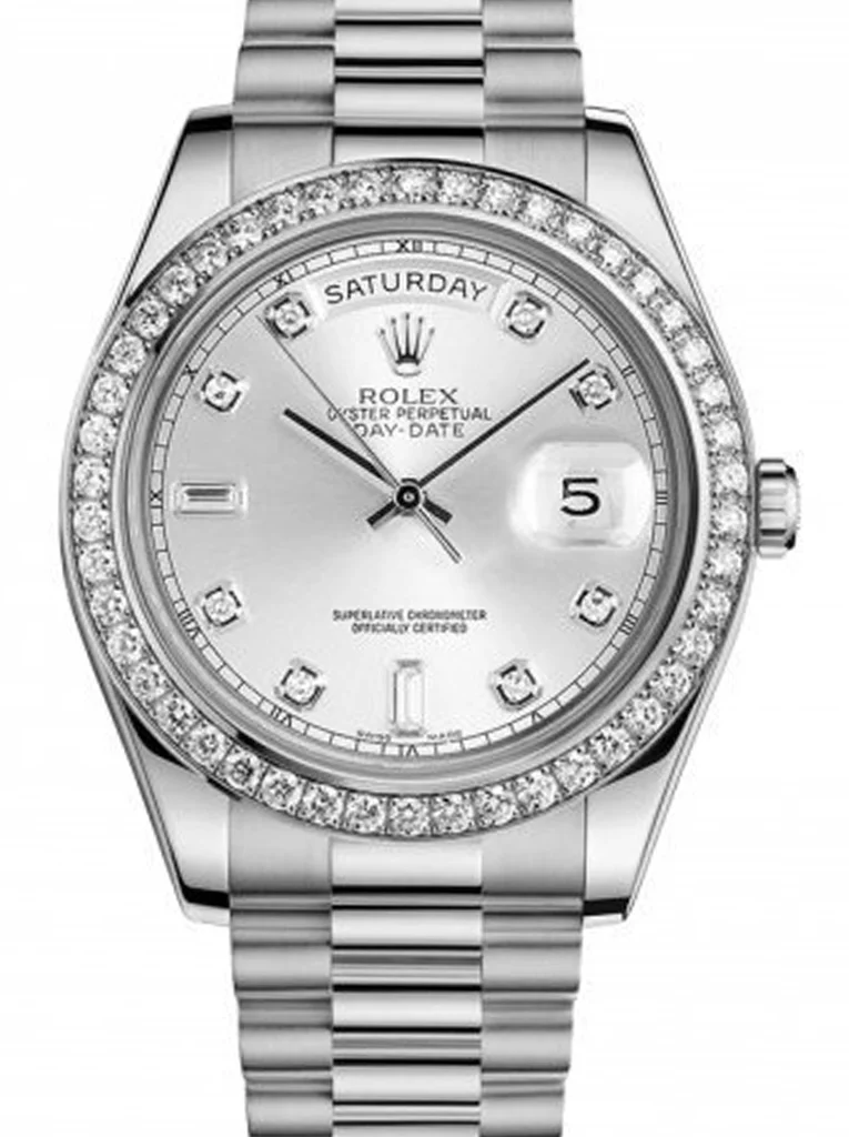 Rolex Day-Date 36mm Silver Dial 118346 - Bestter Watches