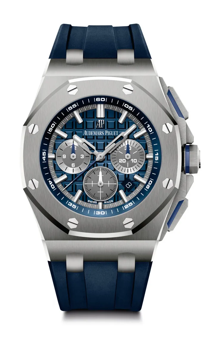 Audemars Piguet Royal Oak Offshore Selfwinding Chronograph Blue, Silver 26480TI.OO.A027CA.01 - Bestter Watches