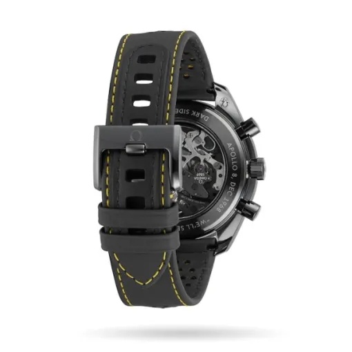 Omega Speedmaster Men Automatic Black Leather Watch O31192443001001 - Bestter Watches