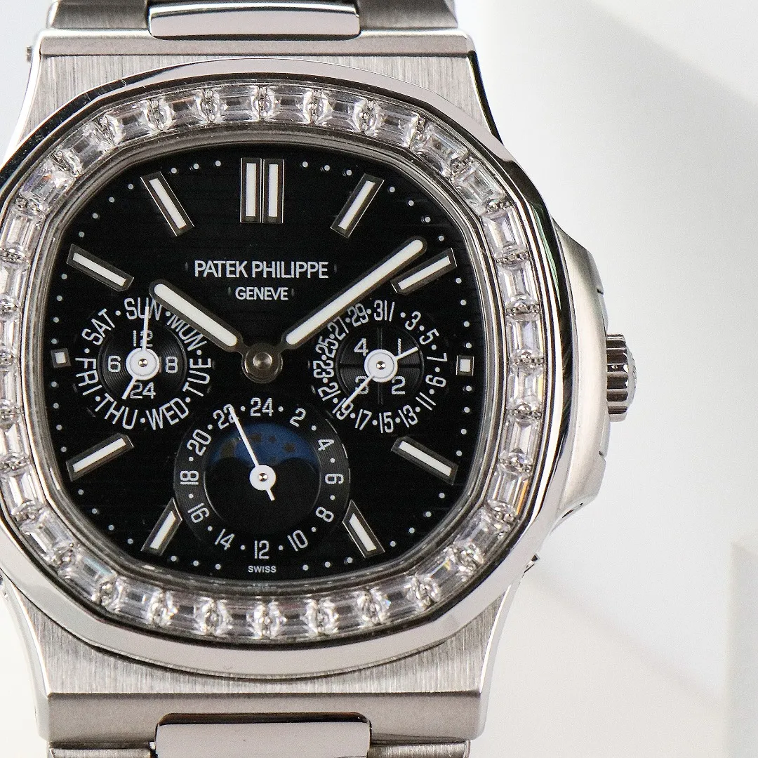 Patek Philippe Nautilus Black Perpetual Calendar - Bestter Watches